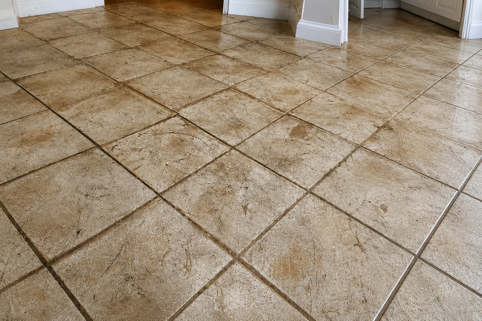 After builders cleaning before