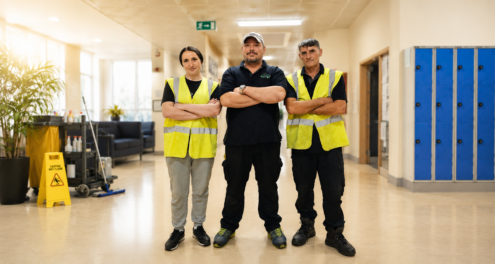 Carla team members at work