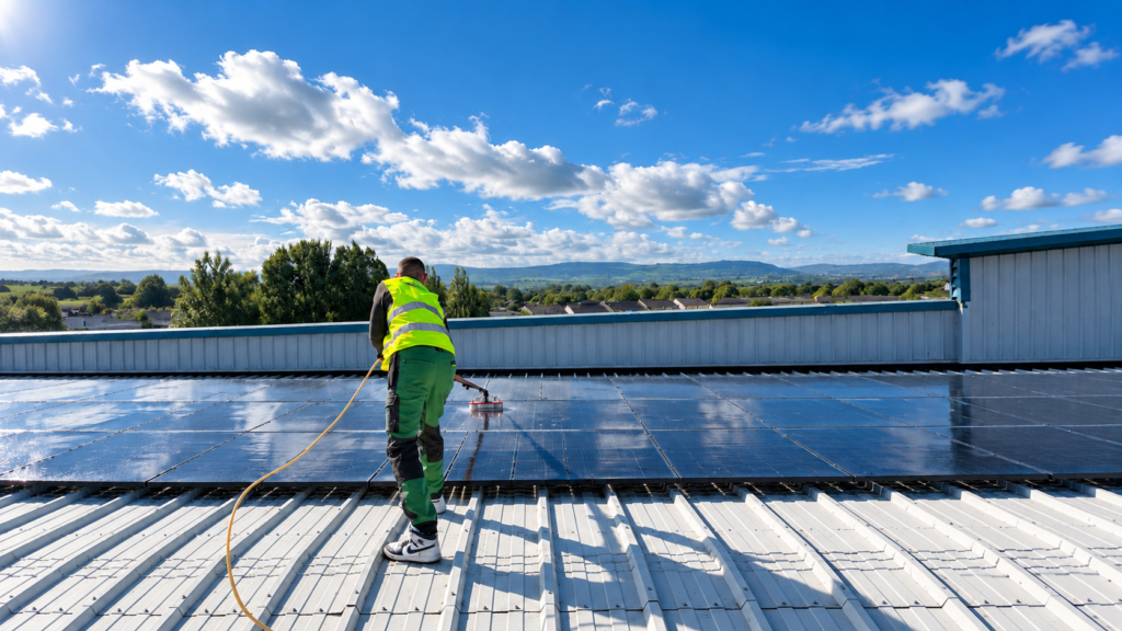 Commercial Solar Panel Cleaning Services Ireland