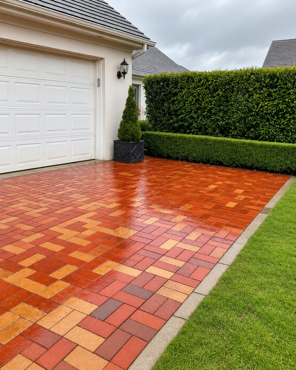 Power washing after