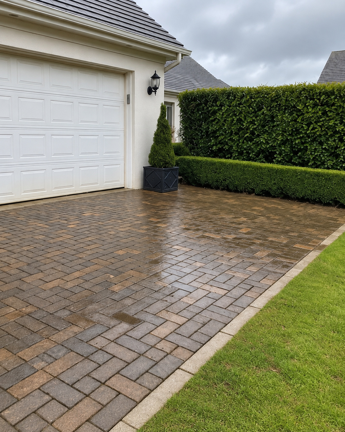 Power washing before